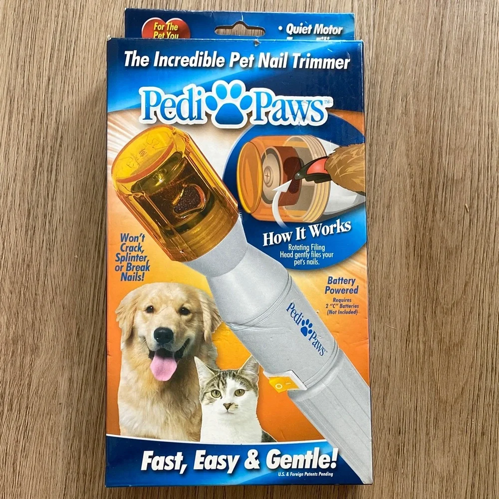 Pet Nail Trimmer - White with Amber Guard